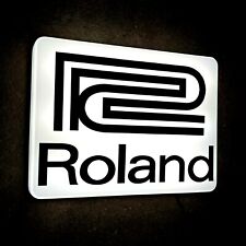 ROLAND LED ILLUMINATED LIGHT UP GARAGE SIGN MUSIC ROOM SYNTHESIZER INSTRUMENT picture