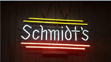 Schmidt's Neon Sign Light 19x12 Lamp Light Beer Bar Wall Decor picture