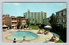 Newton MA-Massachusetts, Charter House Hotel, Advertisement, Vintage Postcard picture