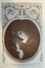 1908 Vintage Magazine Illustration Actress Maude Fulton picture
