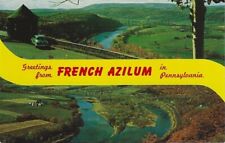 Postcard PA Greetings from French Azilum Multi View 40 Miles Mts. Pennsylvania picture