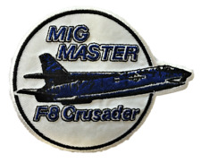 Navy F-8 Crusader MiG Master Patch (F-2 F-3H F-4 F-14 F-18 F-35 Topgun Maverick) picture
