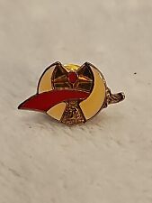 Vintage Enamel Gold Shriners Masonic Scimitar And Crescent  Lapel Pin picture