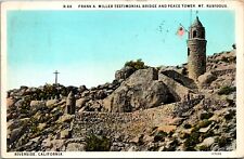 Riverside, CA-California, Frank A Miller Testimonial Bridge , Vintage Postcard picture