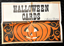 Vintage American Greetings Halloween Cards Advertising Poster 14