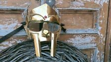 Christmas MF Doom Gladiator Golden Antique Finish Face Mask Vintage Designer s picture