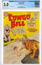 Congo Bill #7 - CGC 3.0 - Last Issue from 1955 SCARCE OW to White PGS picture