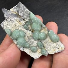 Botryoidal Green Wavellite Crystals on Matrix from Arkansas picture