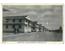 c.1942 Reception Center Barracks Camp Lee Virginia VA Postcard POSTED picture