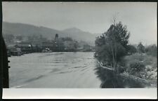 ST MARIES IDAHO EARLY VIEW FROM ST JOE RIVER - c1910 RPPC RP Photo Postcard picture