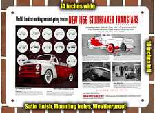 METAL SIGN - 1956 Studebaker Truck Vintage Ad 01 picture