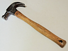 Vintage Cheney Little Falls NY Claw Hammer w/ Nail Holder, Handle Signed Cheney picture