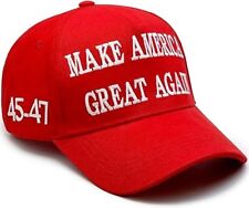 New 2024 MAGA President RED Hat 45-47 Baseball Cap Make America Great Again Cap picture