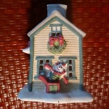 Vintage Partylite Christmas House Toys Shop Tea Light Holder. 6.5