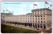 1910-20's ALEXANDER YOUNG HOTEL HONOLULU HAWAII SOUTH SEAS CURIO SHOP POSTCARD picture