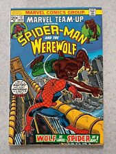 Marvel Team-Up #12 1973 VF Beauty Spider-Man and Werewolf By Night picture