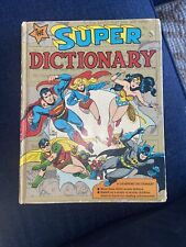 Super Dictionary Super  Heros By Warner Educational 1978, Mary Holmes picture