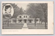 President's Residence Lloyde Stationer Champaing Illinois c1907 Antique Postcard picture