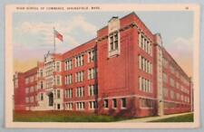 High School Of Commerce, Springfield, MA Massachusetts Postcard (#4837) picture