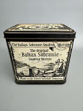 Vintage Balkan Sobranie Smoking Mixture Tobacco TIN London England picture