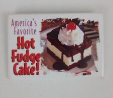 Vintage America's Favorite Hot Fudge Cake Pin Button picture