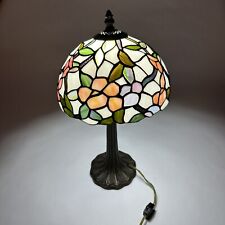 Tiffany Style Ying Long Vintage Floral Stained Glass Lamp picture