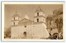 c1910's The Old Mission Santa Barbara California CA RPPC Photo Antique Postcard picture