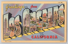 GREETINGS FROM Los Angeles California Posted 1946 picture