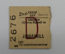 Railway Ticket Glasgow (Queen St) to Jordanhill 2nd cheap day BRB (H) #2676 picture
