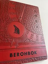 Berohbok 1956 Yearbook Mount Horeb High School, Wisconsin WI W/ Writing Signing picture