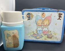Vintage 1975 Hallmark Precious Moments Metal Lunchbox + Thermos picture