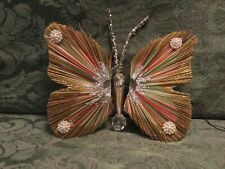 Vintage Dresden-Style Butterfly Ornament picture