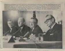 1966 Press Photo Ray Bliss with other GOP members at Washington news conference. picture