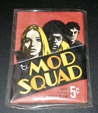 The Mod Squad Very Rare Original Sealed Wax Pack Vintage Topps picture