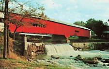 Bridgeton Covered Bridge - Parke County Indiana IN - Postcard picture