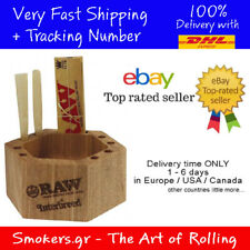 1x ORIGINAL RAW X Interbreed Chilling Wood Ashtray + GIFT 10x RAW KS Papers picture