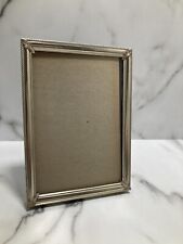 VTG METAL/Silver Tone 5x 7” Picture Frame (Tabletop or Wall: Vertical) picture