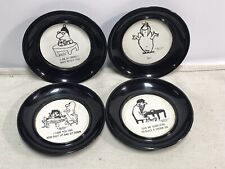 vtg styson art products cartoon coasters h gardner 1955 mcm v2842 picture