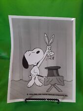 Snoopy W/ Woodstock/ Official CBS Press Release Photo/8 X 10 / Black&White Gloss picture