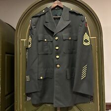 Authentic MILITARY Jacket |1957 Latest Date Inside Pocket| With Badges Size 41 R picture