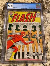 FLASH #105 CGC 5.0 OW PAGES NEVER PRESSED NICER END KEY 1ST SA FLASH IN TITLE  picture
