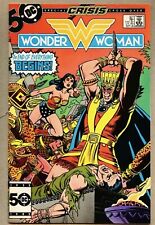 Wonder Woman #327-1985 fn 6.0 Don Heck Crisis on Infinite Earths  Make BO picture