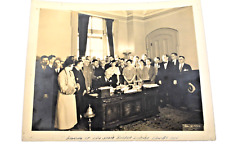 Gov. Martin  Davey Ohio Signing the Barber Cosmetology Act into Law 1934Original picture