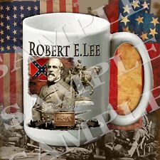 Robert E. Lee Signature Series 15-ounce American Civil War themed coffee mug picture