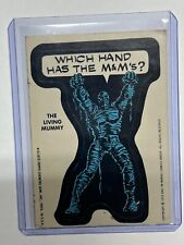 TOPPS 1974-1975 Marvel Comic Book Heroes Sticker Card The Living Mummy picture