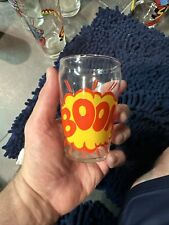 Boom Glass Soda Fountain vintage Drinking Glass Tumbler c1940s-1950s picture