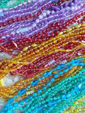#F-Vintage plastic New Orleans Mardi Gras 1970's- carnival parade beads -3 dozen picture