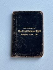 1913 FIRST NATIONAL BANK  SAVINGS BOOK  LOS ANGELES  CALIFORNIA VINTAGE picture