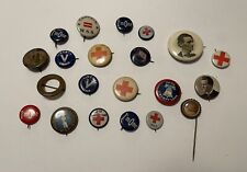 Huge Mixed Antique ca. 1890s to WW1 Mini Button Pinbacks-portraits, Lincoln, Ect picture