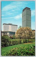 Boston Massachusetts Prudential Tower & Sheraton Hotel Downtown Chrome Postcard picture